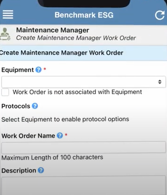 screenshot of Benchmark Gensuite ESG Reporting